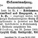 1903-01-26 Hdf  Amtsblatt 
